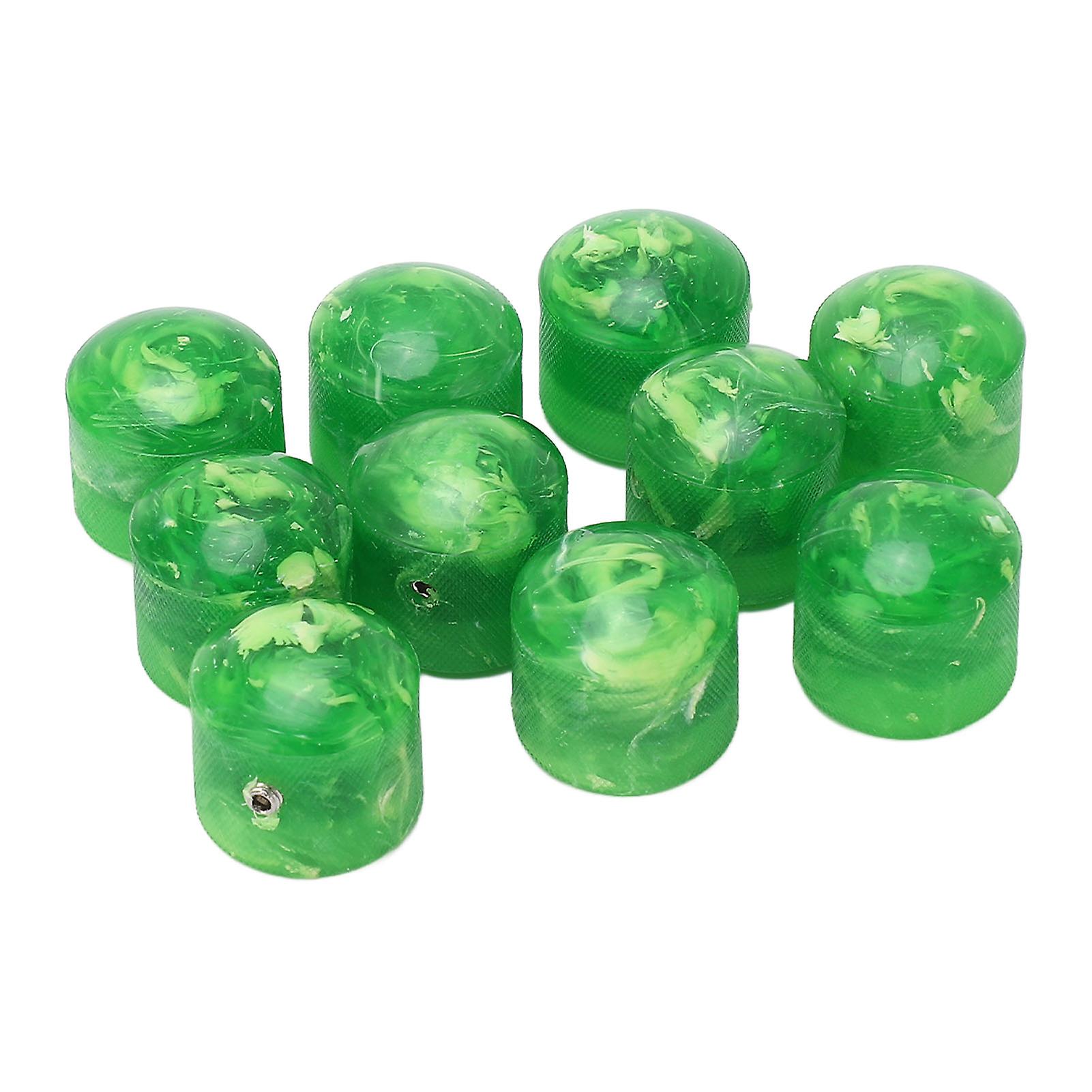 حجم نغمة قبة مقابض البلاستيك التحكم الكهربائية الغيتار باس أجزاء الملحقات مع وجع عرافة GD87 الأخضر