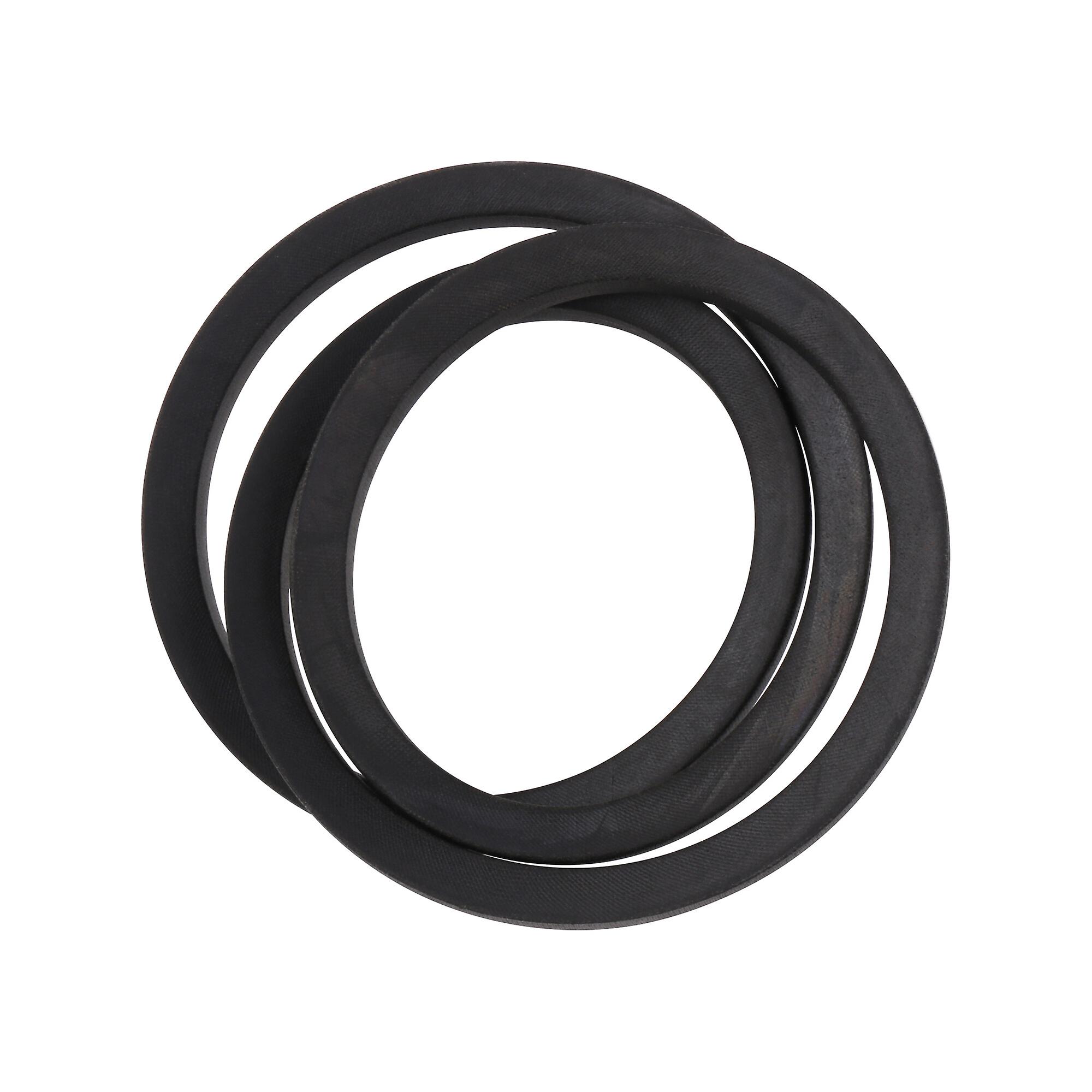 Rubber Transmission Drive Belt 21mm Width 14mm Thickness Black C1500