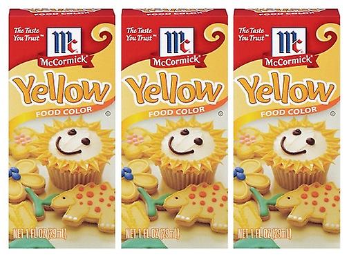McCormick Food Color Yellow 3 Pack