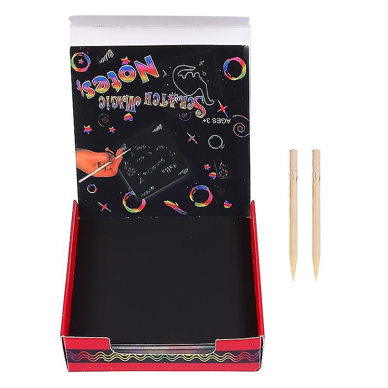 204pcs Scratching Painting Paper