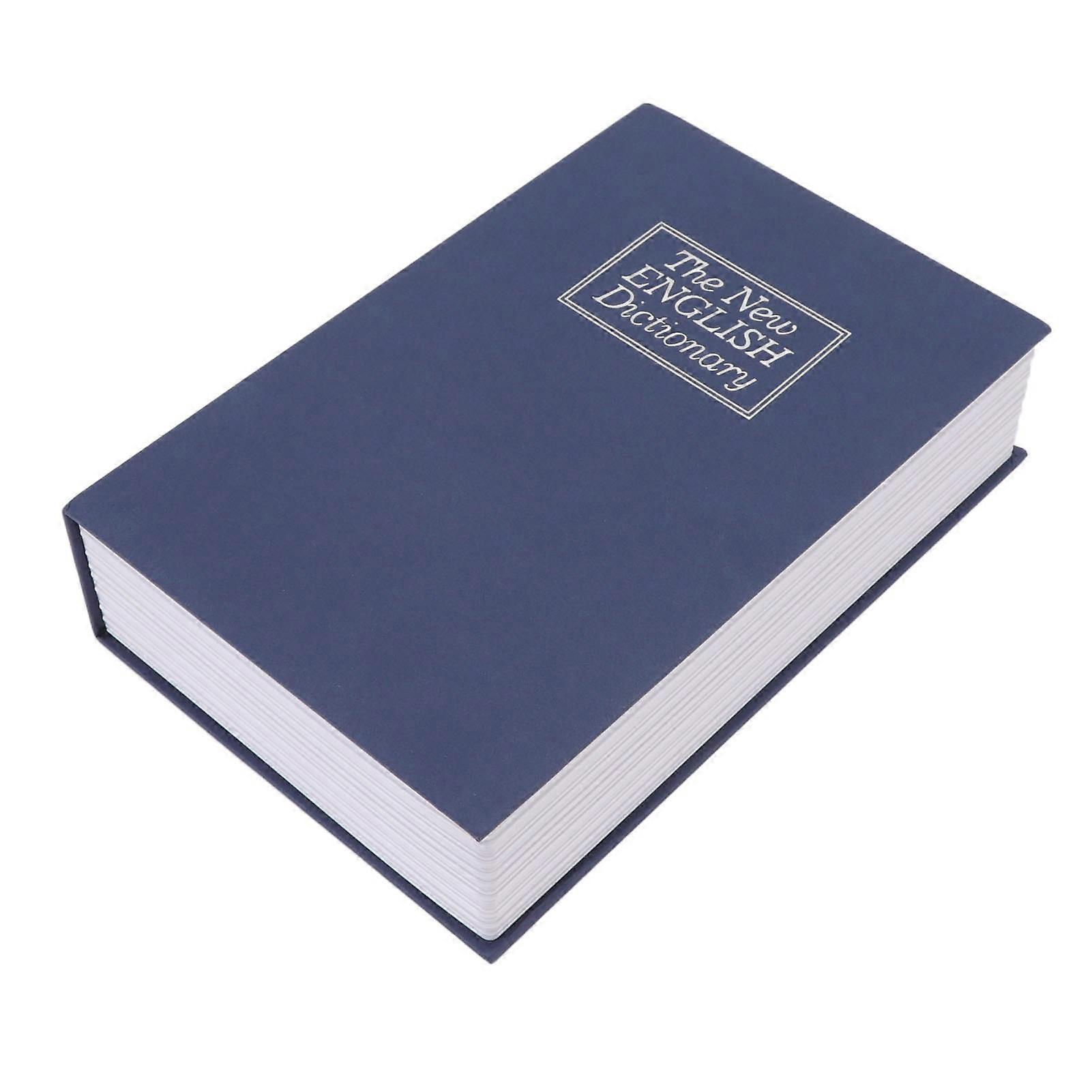Banks Money Saving Box with Coded Lock Book Shape Secret Birthday Gift for Kids Safe Box Blue