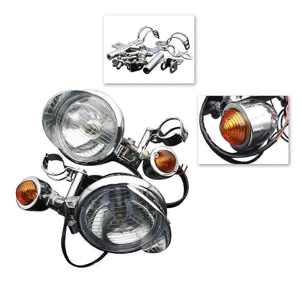 Indicators Blinkers Lights Chrome Turn Signal Light New Fits For Yamaha Kawasaki
