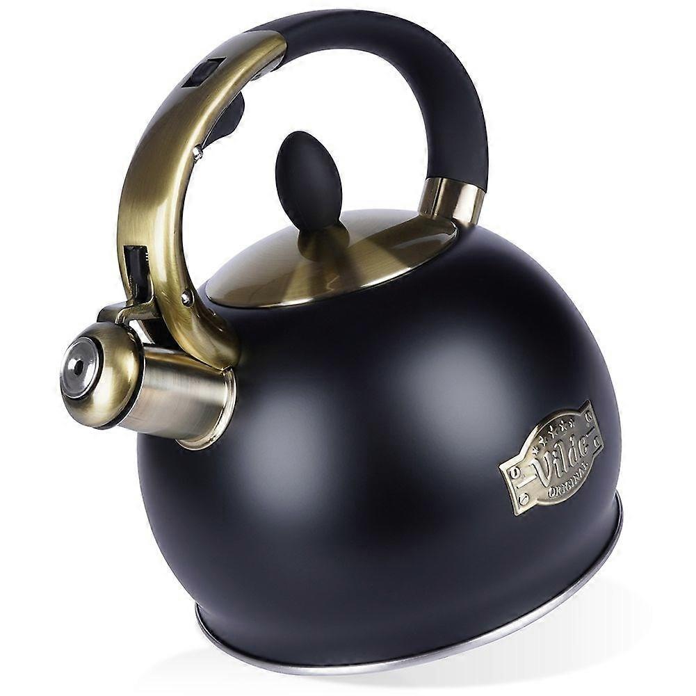 Bouilloire en acier inoxydable avec sifflet automatique