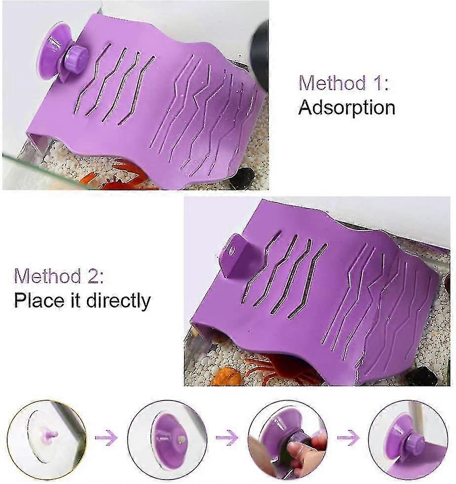 Sea Turtle Basking Platform, Plastic Tortoise Rest Platform With Suction Cup Aquarium Fish Tank