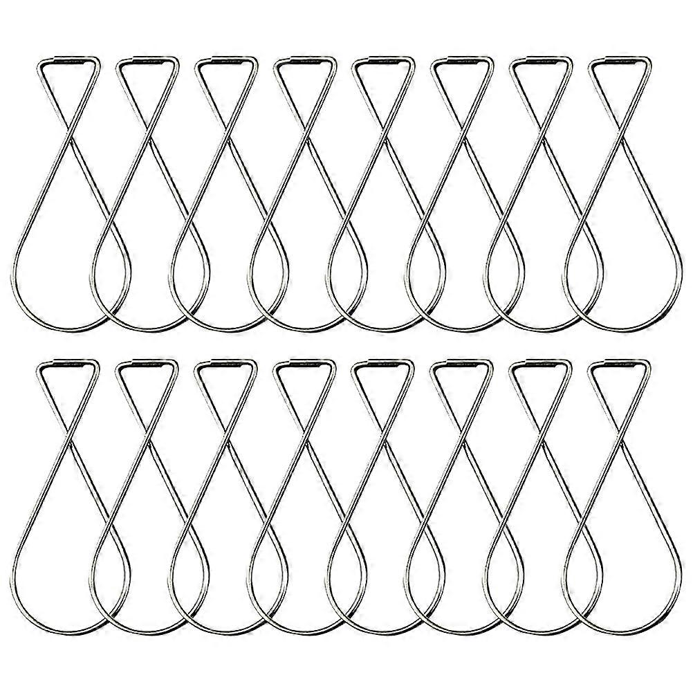 100 Pcs Ceiling Hook Clips Drop Ceiling Hanger Hooks for Office Home Stores