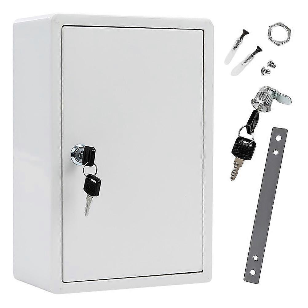 Plastic Dairy Case Lockable Milk Box Wall-mounted Milk Drop-in Box Hanging Box for Home