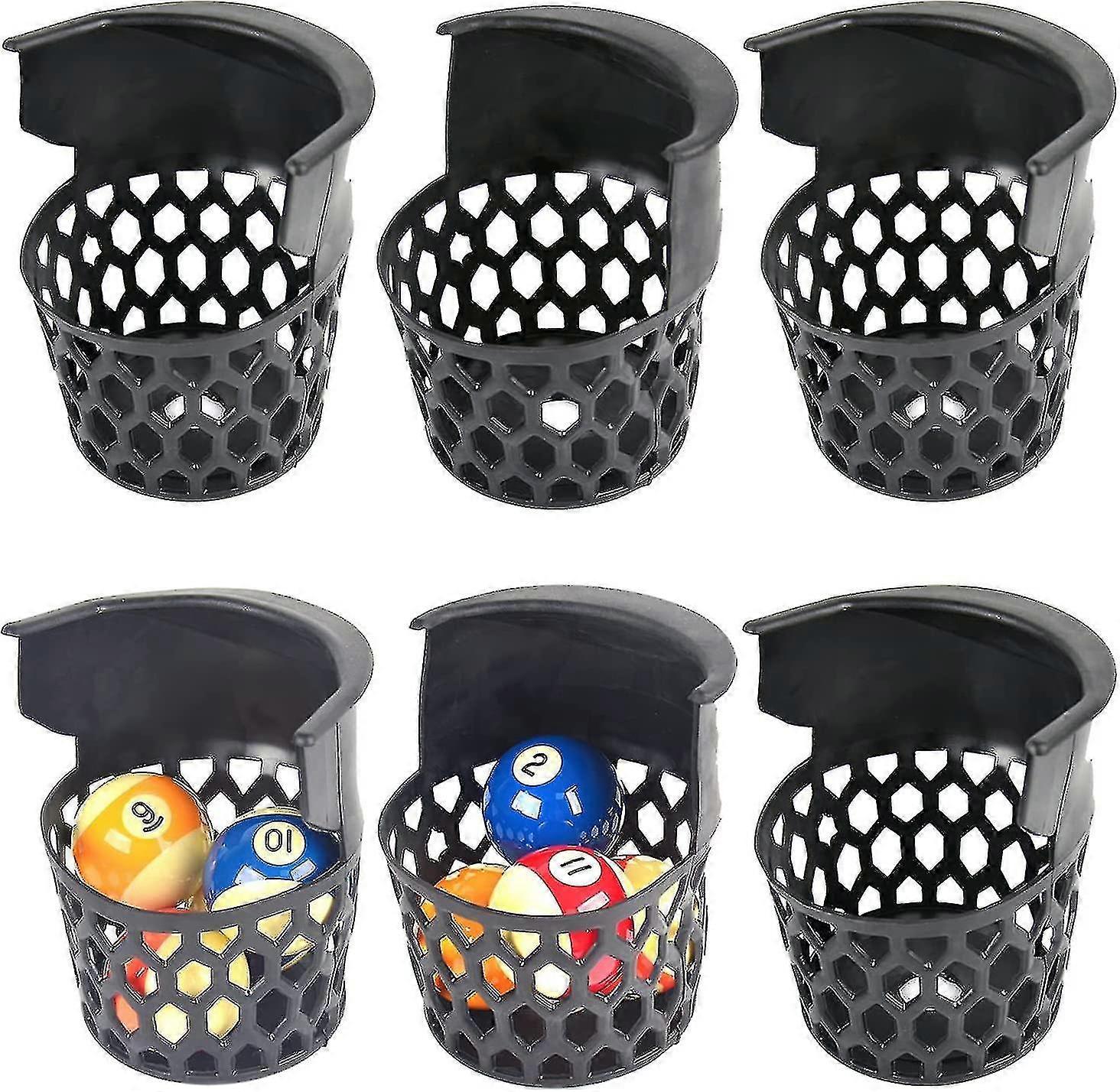 Pool Table Pockets Replacement Pockets For Billiard Table Set Of 6 Plastic Web Pockets