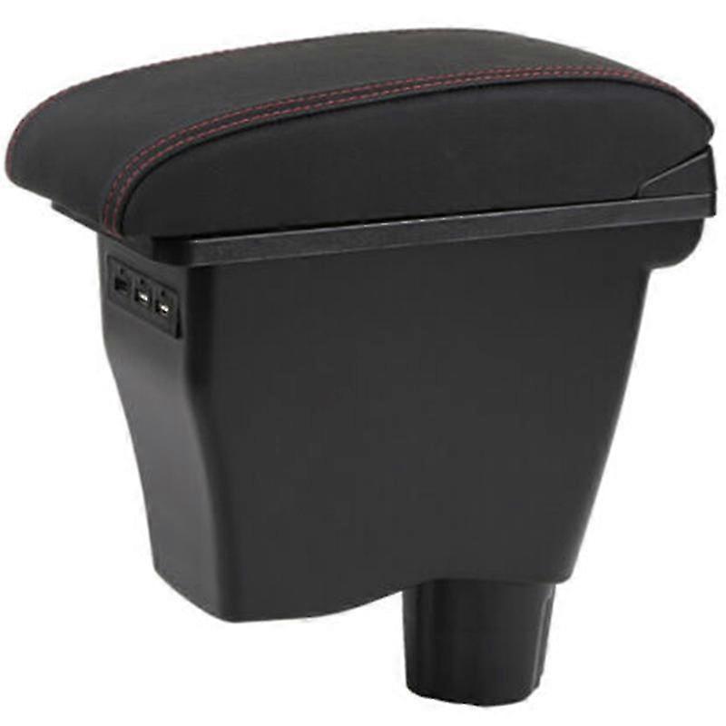 compatible with Smart 450 451453 454 compatible withtwo Armrest Box Double-Layer USB Car Center Armrest Box with