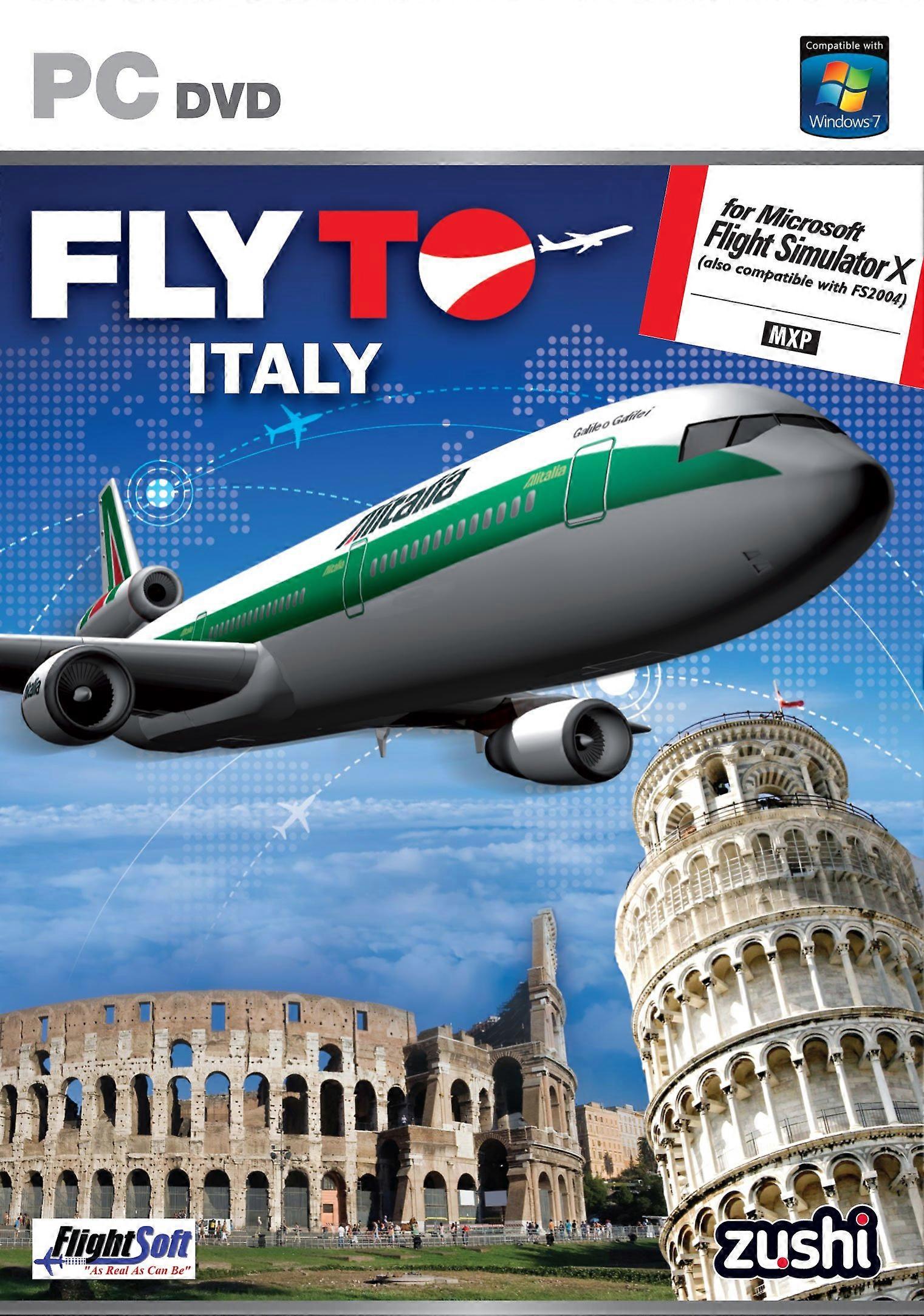 Fly to Italy Add-On for FS 2004 and FSX (PC DVD) - New & Sealed