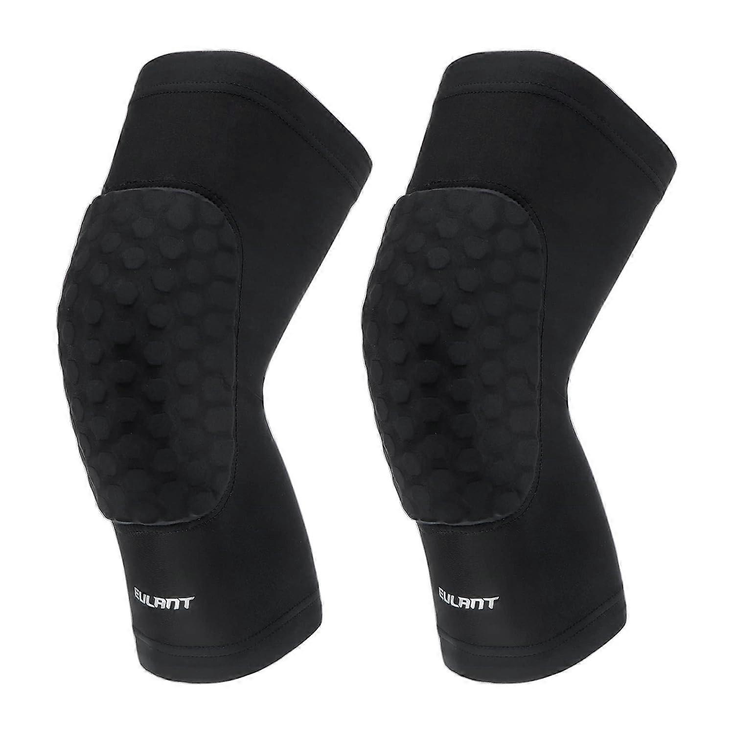 TCGG-Genouillre Basketball Compression Jambires Protege Genoux pour Handball Volley Ball Football Gardien Yoga Course  Pied