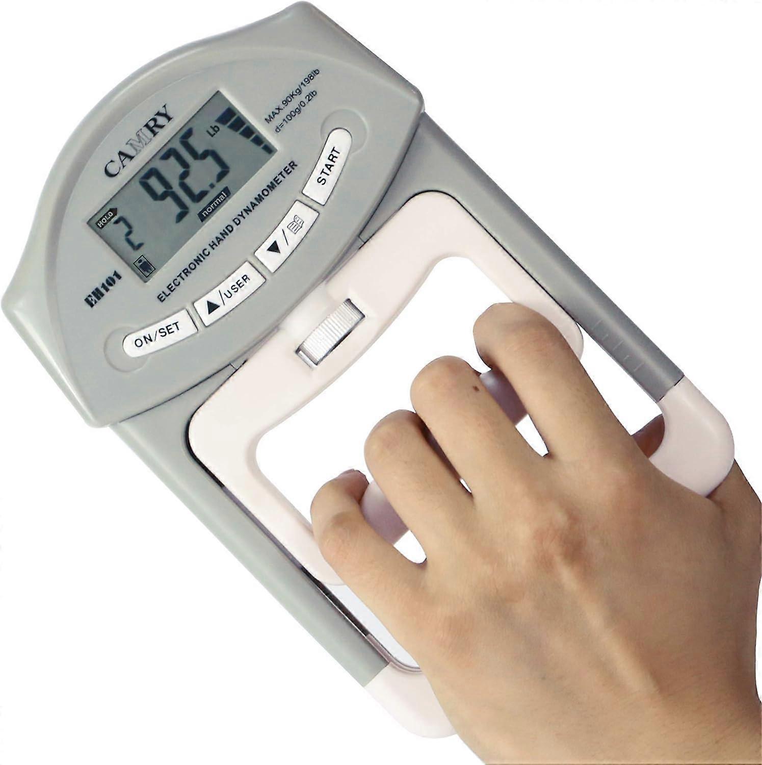 Digital Hand Dynamometer Grip Strength Measurement Meter Automatic Record Hand Grip Power
