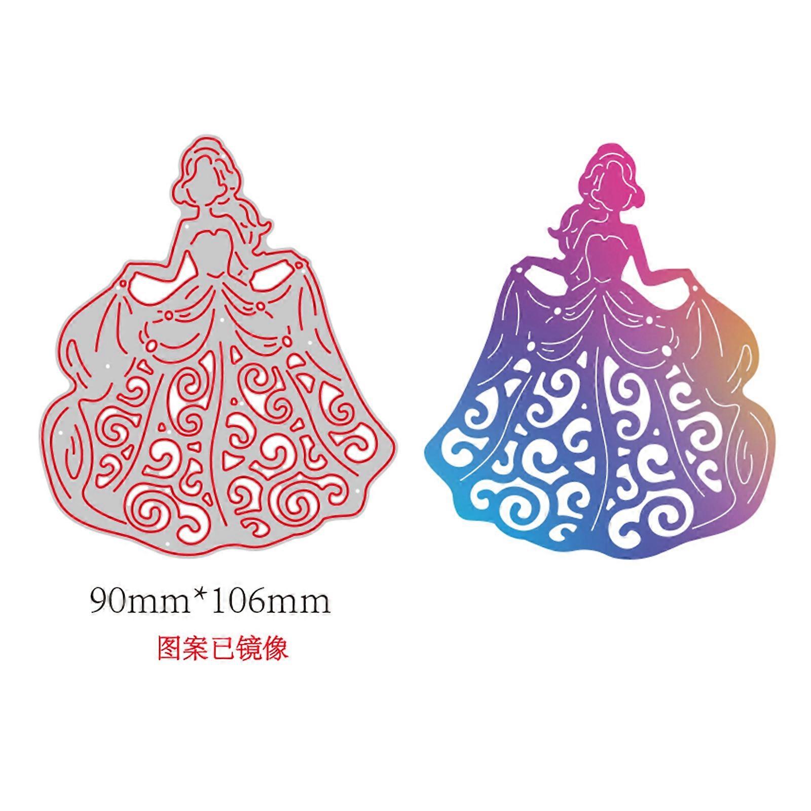Princess Pattern Decoration Template Reusable carbon steel Stencil