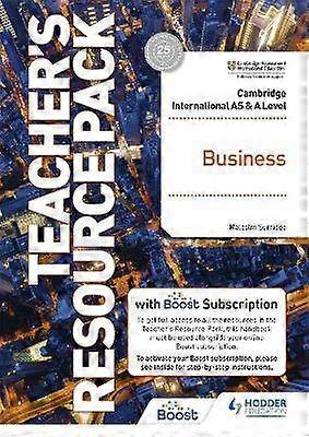 Cambridge International AS & A Level Business Teacher's Resource Pack with Boost Subscription