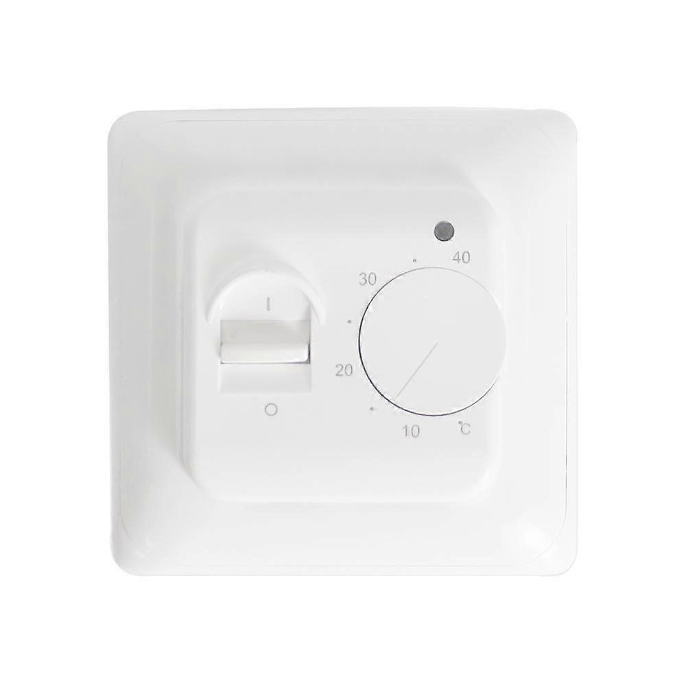 Floor Heating Thermostat 220V Mechanical Room Thermostat Temperature Controller for Electric Floor Heating/ Water Heating Temperature Controller