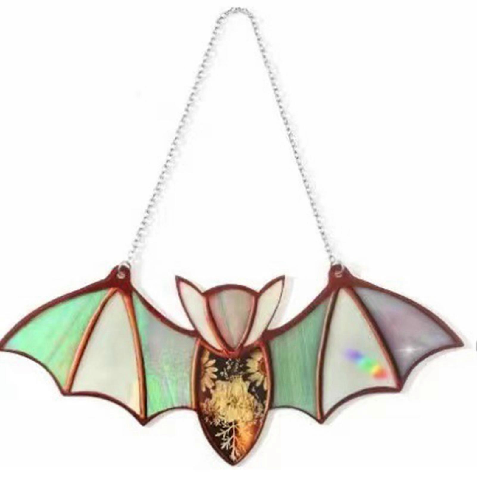 Halloween Bat Shape Wall Decoration Easy-intsall Delicate Pendant for Festival