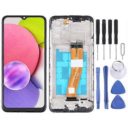 LCD Screen For Samsung Galaxy A03s SM-A037F Digitizer Full Assembly with Frame