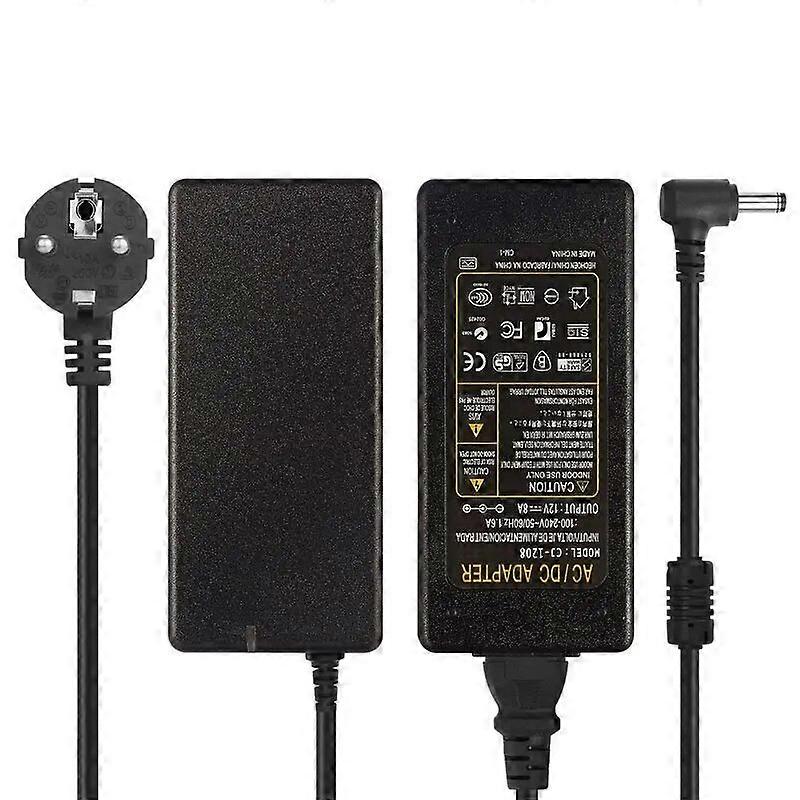 10pcs DC 12V 8A lC Power Adapter Supply For CCTV 5050 Magic WS2811 Strip Light AC 220V To 12V Transformer For LED RGB Controller