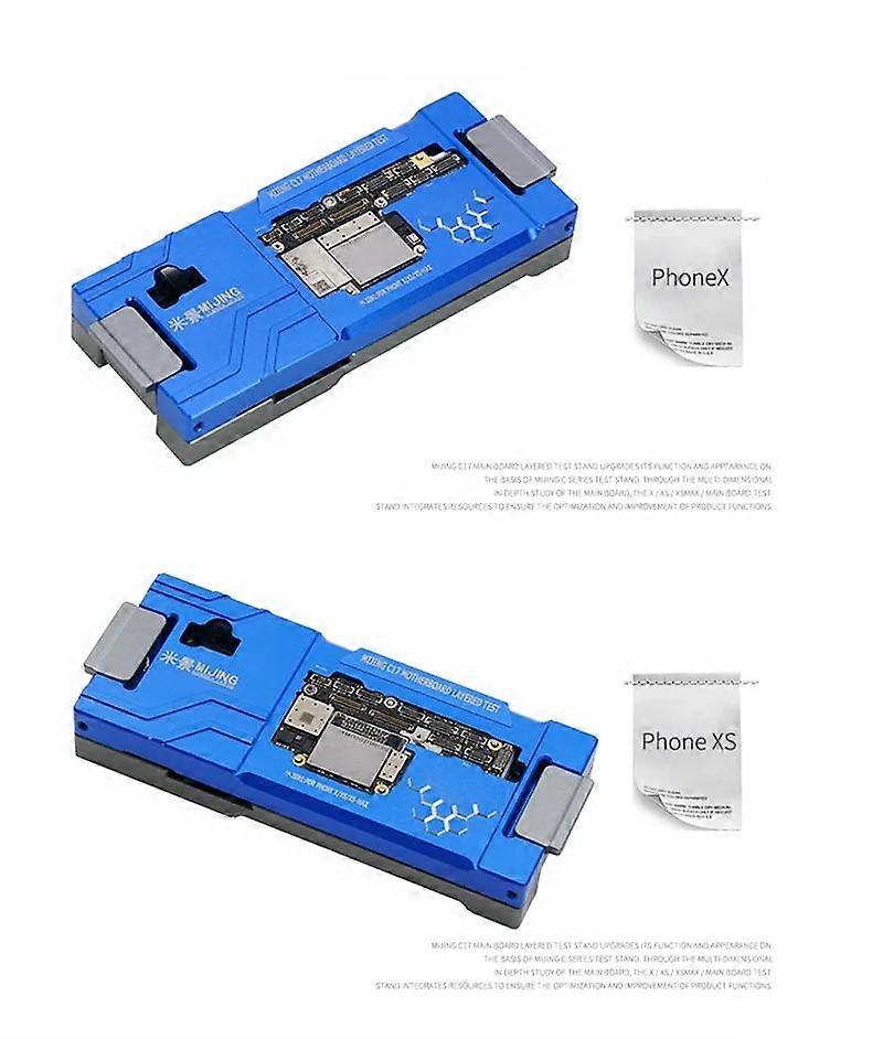 MiJing C20 For iPhone X/XS/11 Pro/12 Pro Max Motherboard Function Testing Fixture Logic Board Upper/Lower Middle Frame Tester
