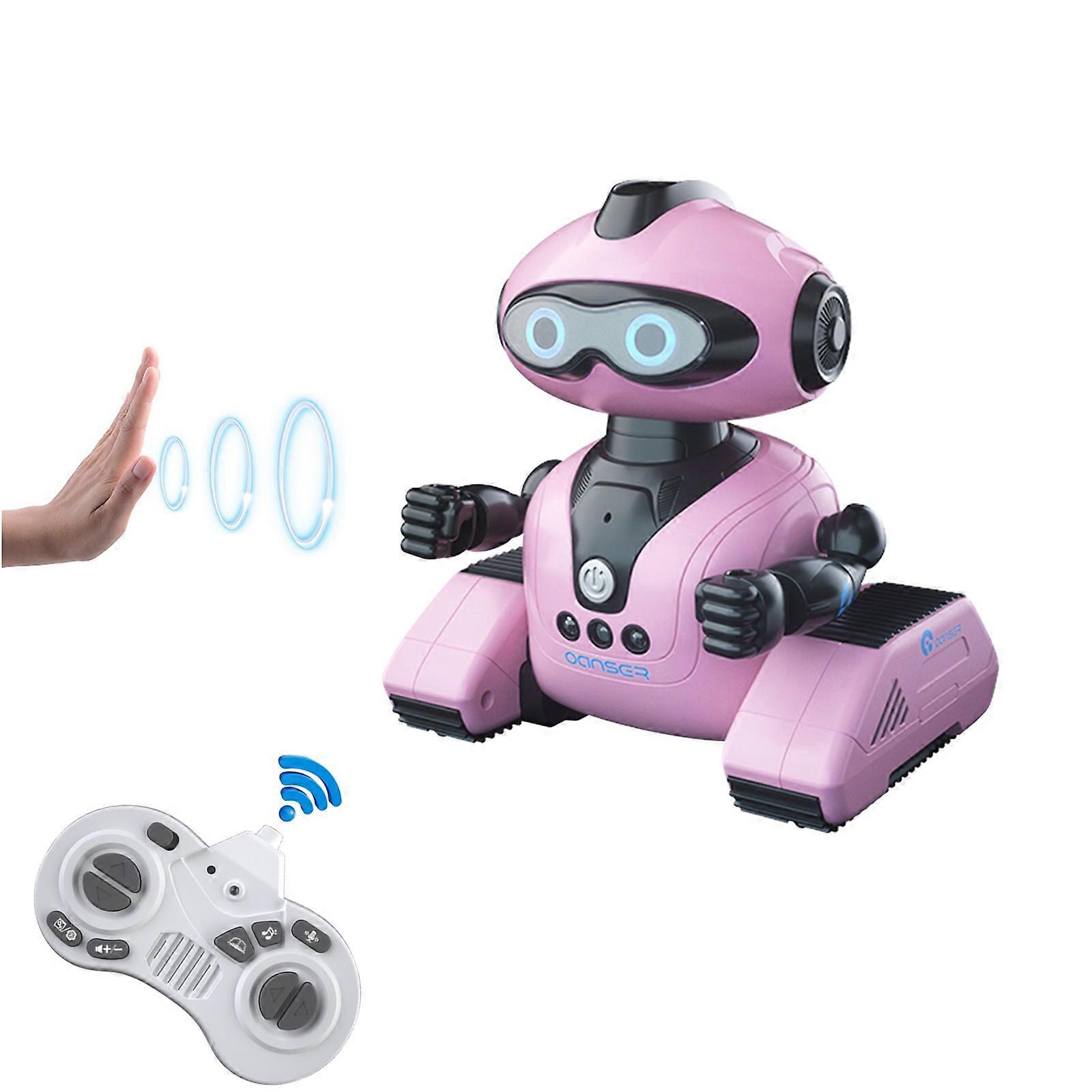 Jouets télécommandés RC Robot jouet, Robot Geste Détection Danse Programmable Intelligent Robot Filles Noël Cadeaux Cadeau