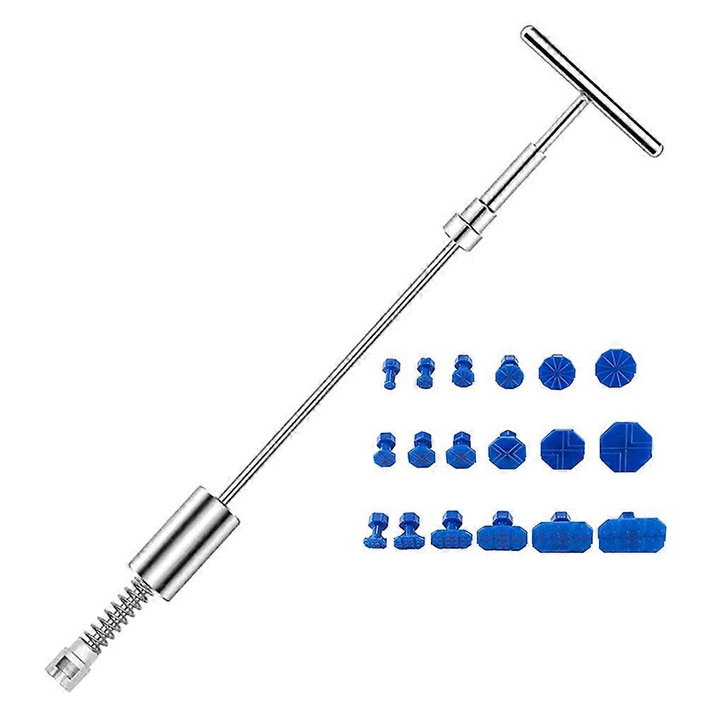 Car Dent Puller Repair Tools T Dent Remover Kit Auto Body Paintless Body Part Tool Sheet Metal Slid