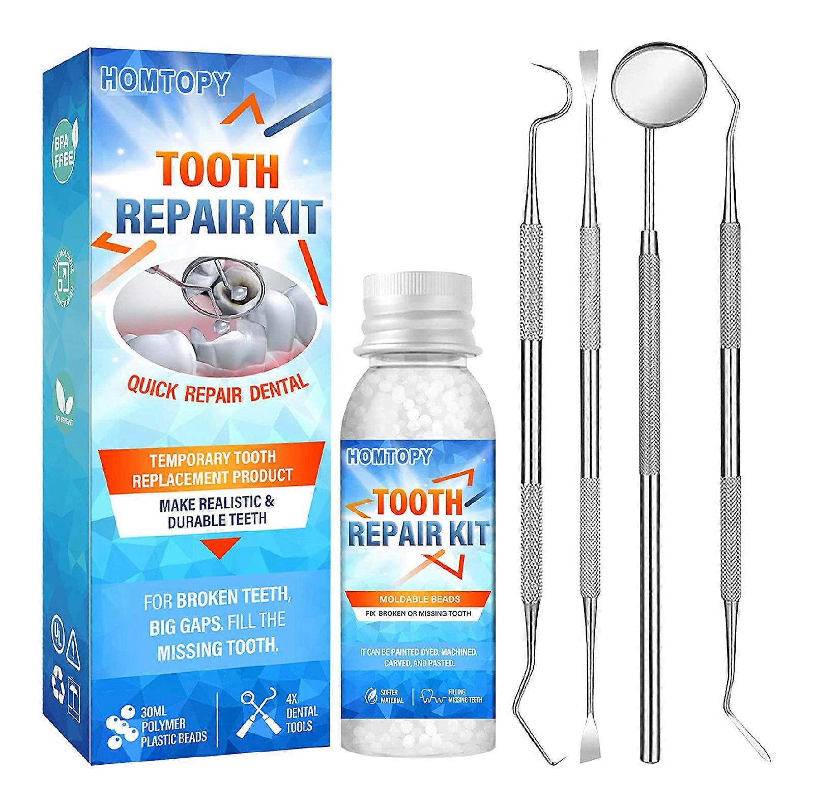 Tvarovatelná sada zubních gelů, stranický make-up, dočasná výplň, výplň a dekorace na zubní protézy Flye253157