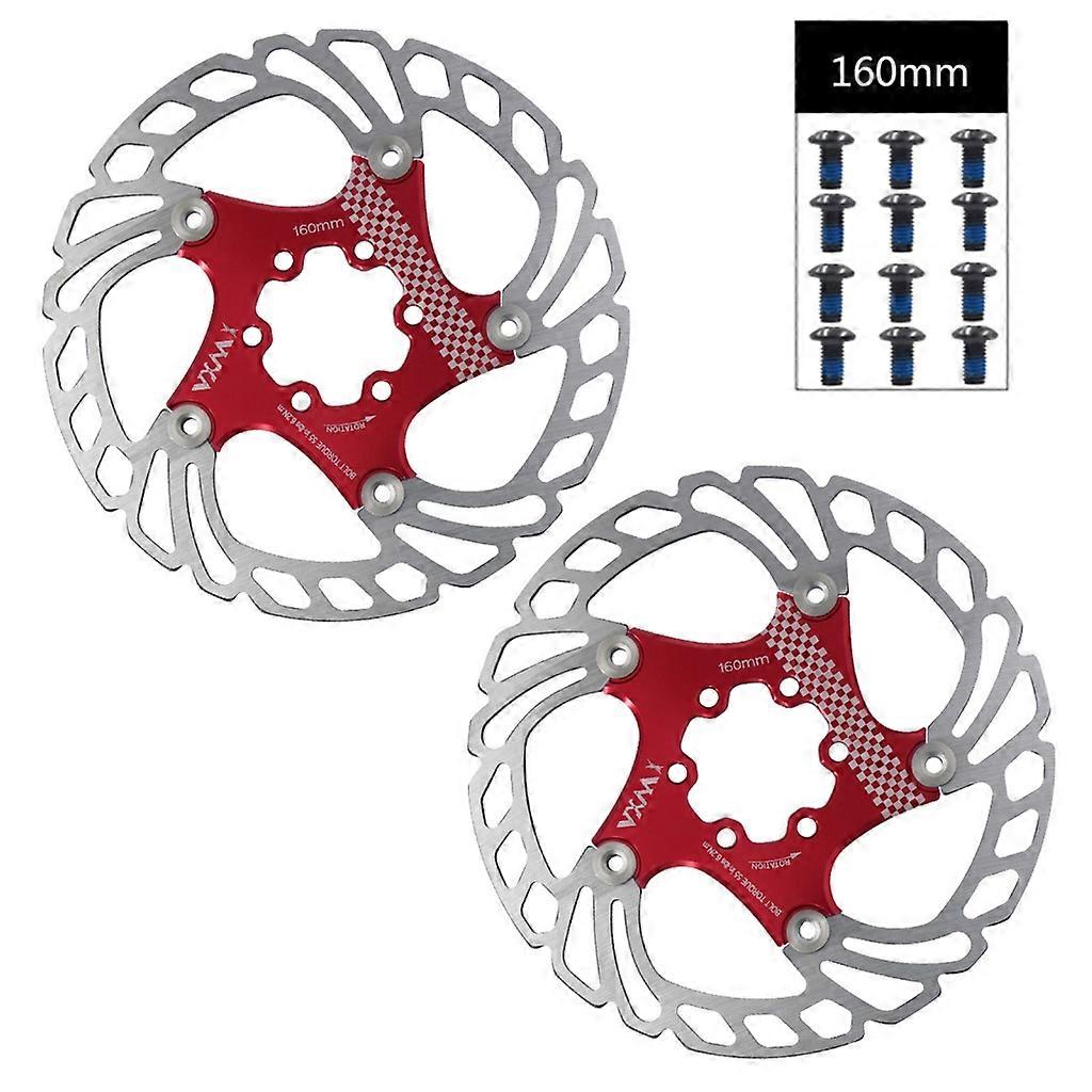 2 adet 140mm 160mm 180mm 203mm 12 Cıvatalı Bisiklet Disk Fren Rotoru