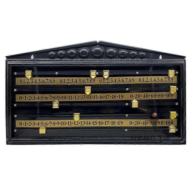 Scoreboard Snooker Score Recorder Billiard Club Game Recording Board Calculation Number Accessorie