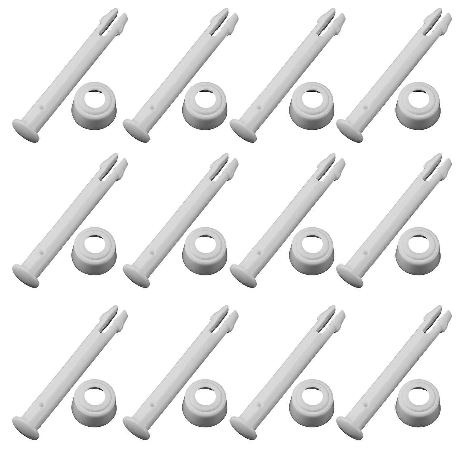 12 Pcs Plastic Pool Joint Pins with for Extra Rubber Seals Long Lock Joint Pin