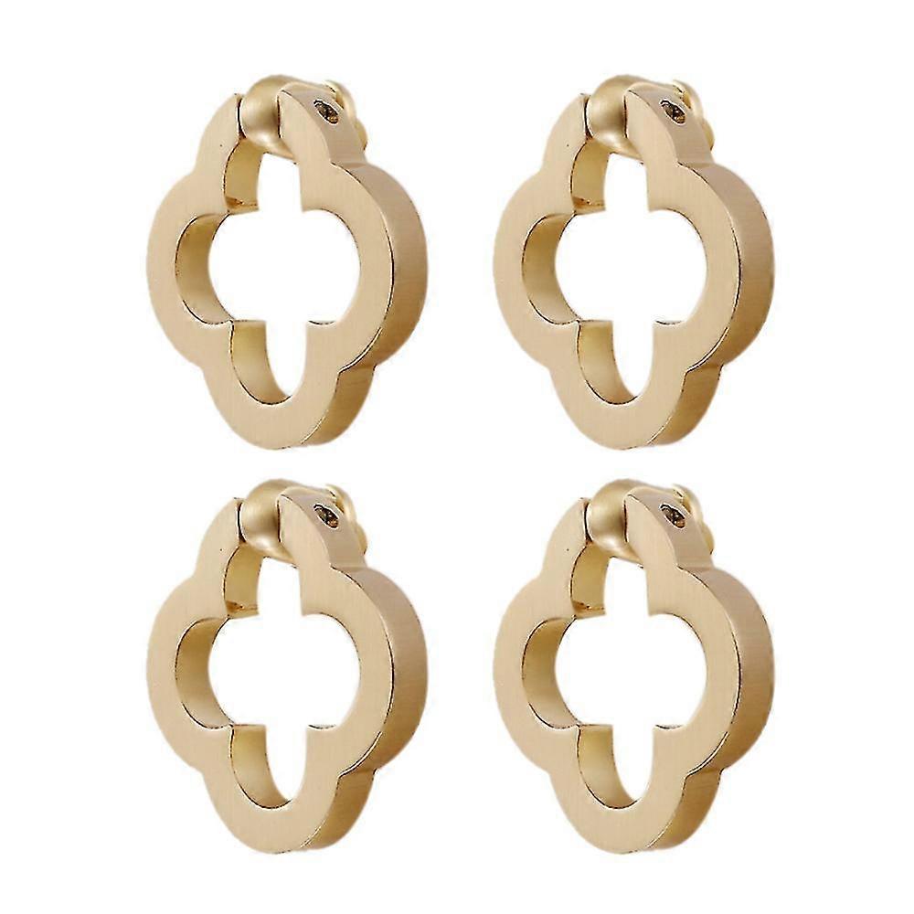 4pcs Drawer Pulls Rings,zinc Alloy Pulls Ring Knobs Metal Ring Pull Handle Single Hole Furniture Cab