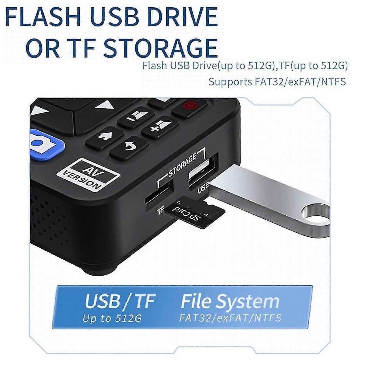 UR230A StandAlone Endoscop Analog CVBS RCA SVideo MP3 Video Recoder Camera USB Capture Card Box EU Plug