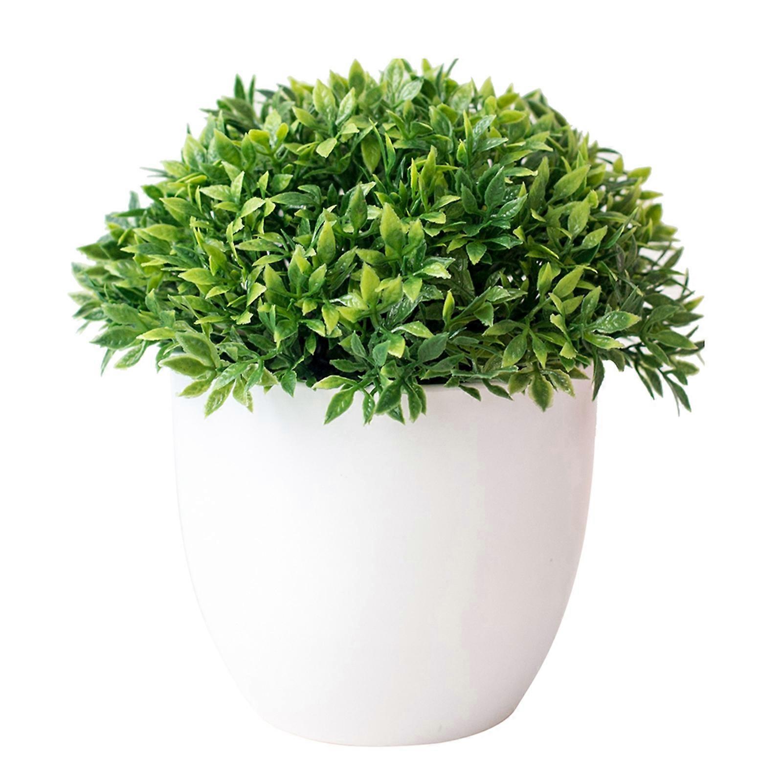Artificial Plant Realistic Vivid Plastic Green Ball Miniascape for Wedding