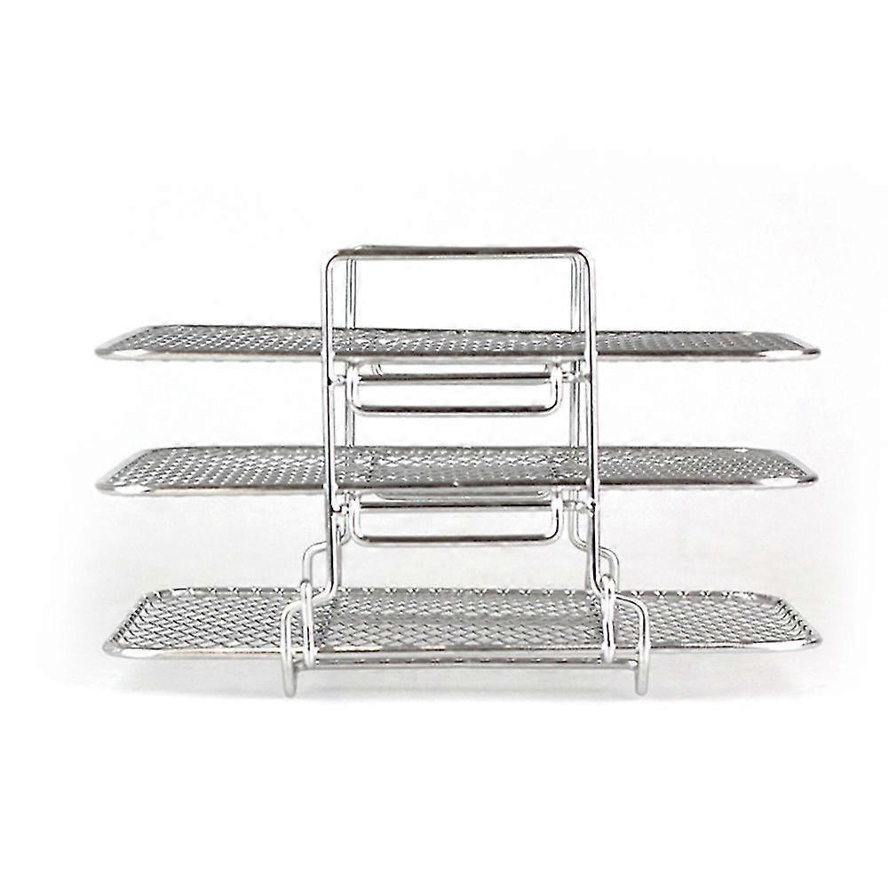 3-layers Rack Stackable Grid Grilling Rack Less Steel For Dz201 Dz401 Kit Tool