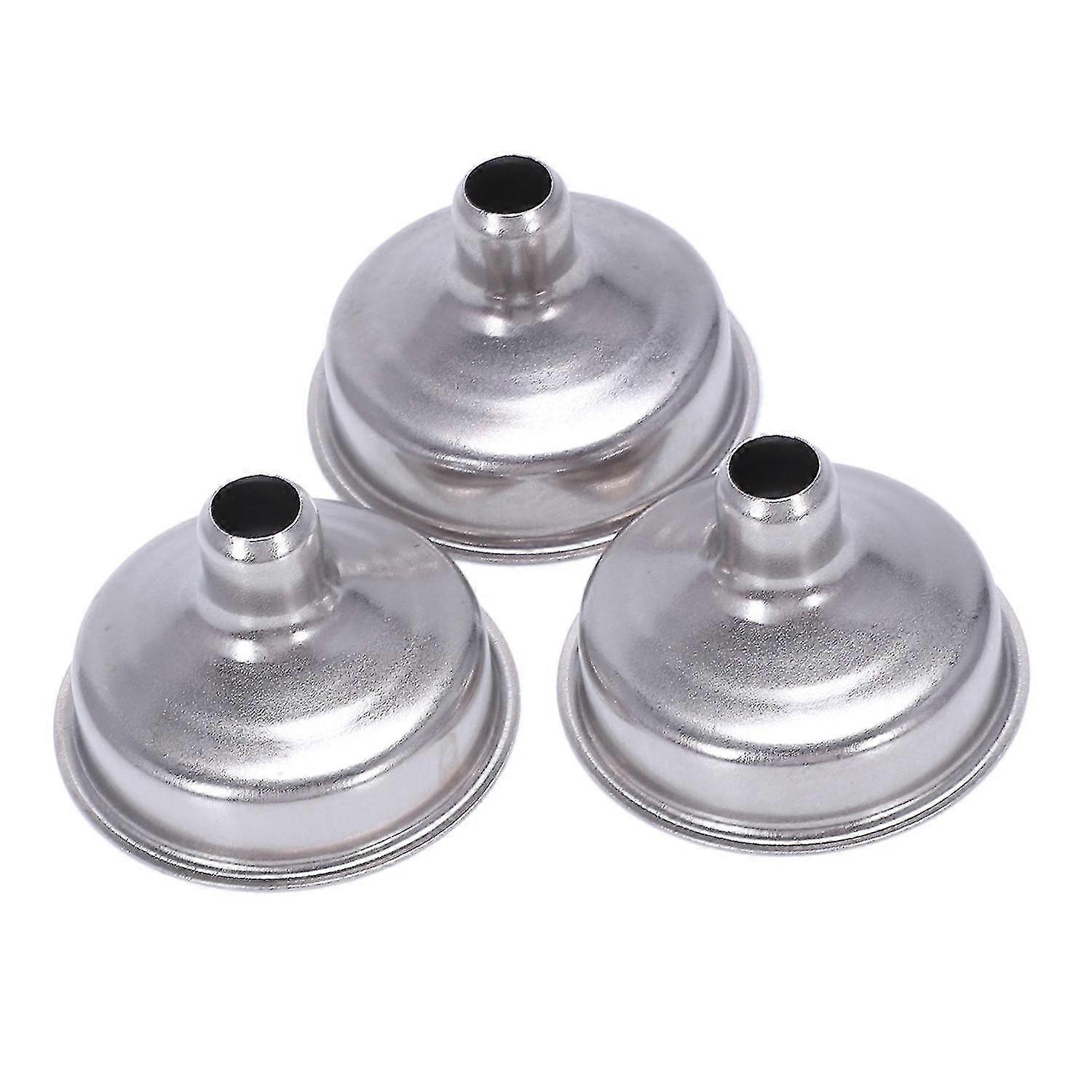 Mini Hip Flask Funnel Stainless Steel (3 Pack)