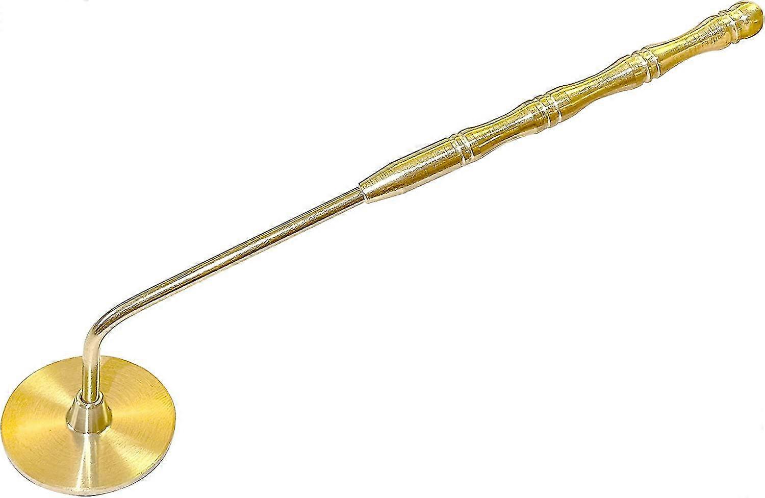 Incense Ash Tool Long Handle Brass Incense Ash Powder Press Seal Stick Shovel Diy Incense Making Kit Fragrance Accessories (yellow1pc)