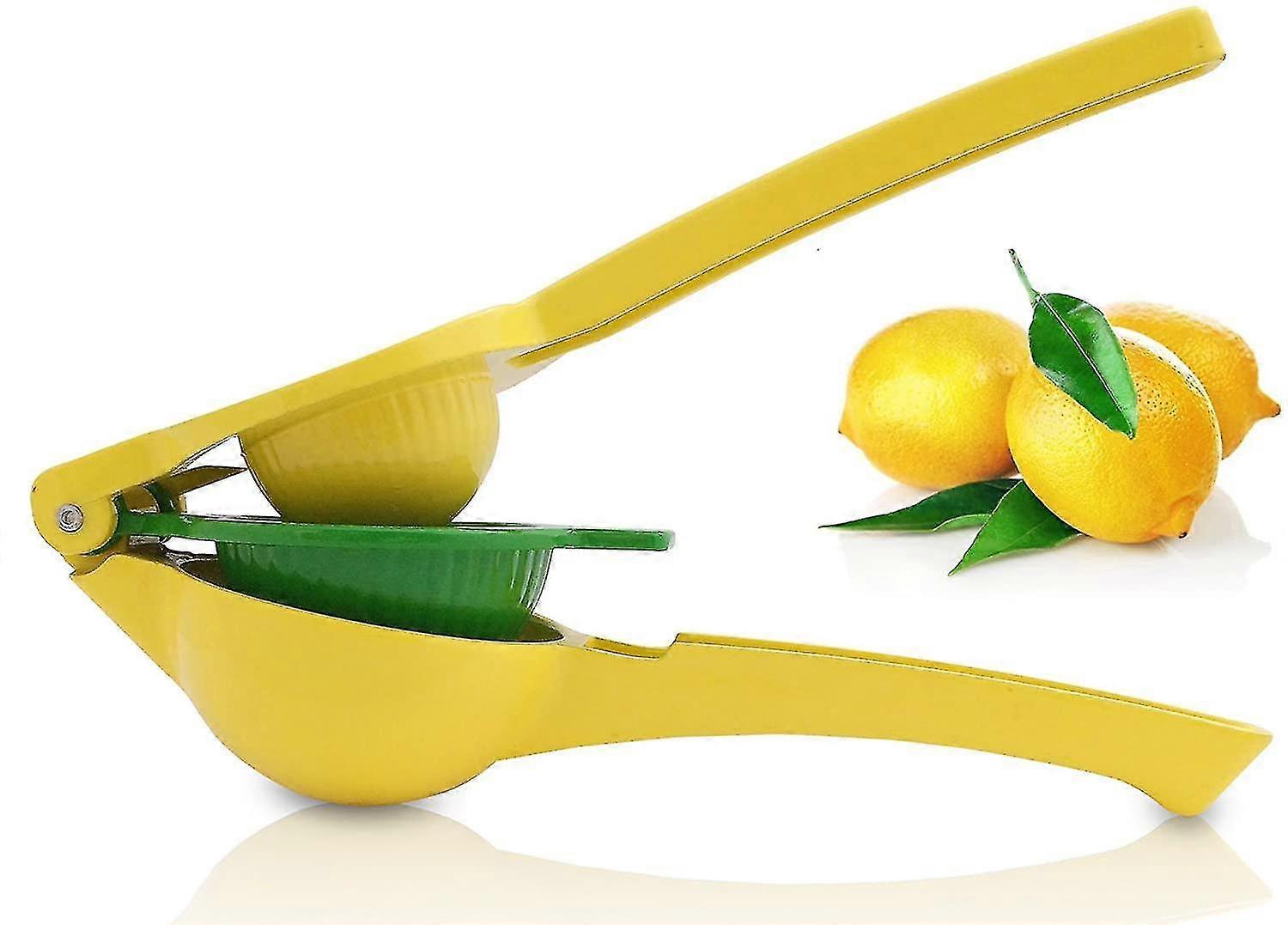 Lemon Squeezer - Lime Squeezer - 3-in-1 Orange Squeezer: Manual Aluminum Citrus Squeezer
