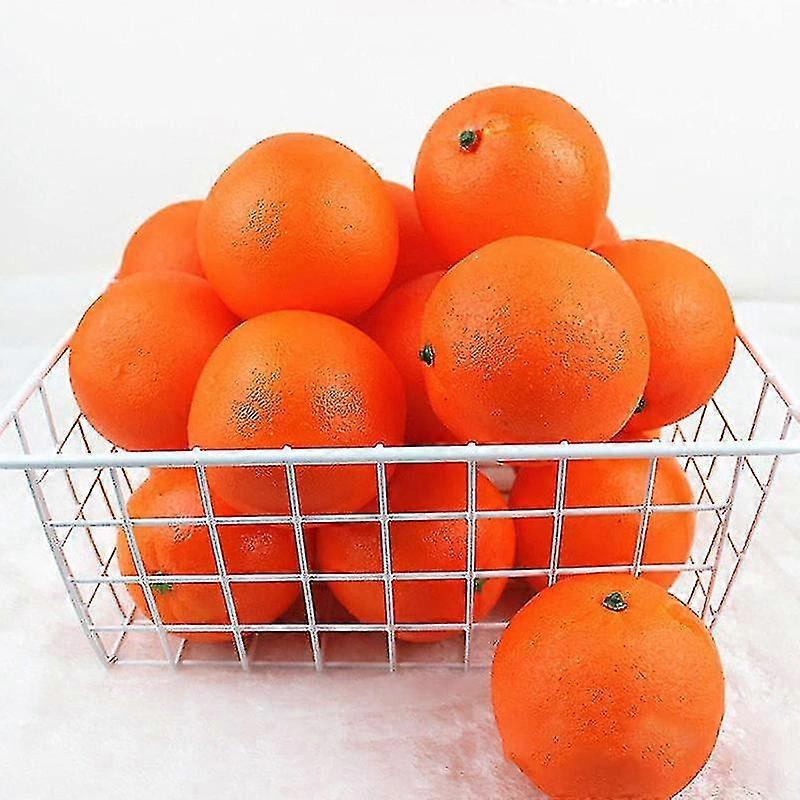 6 Artificial Fruit Fake Oranges