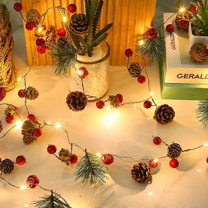 set 2m Christmas Garland with  LED Lights