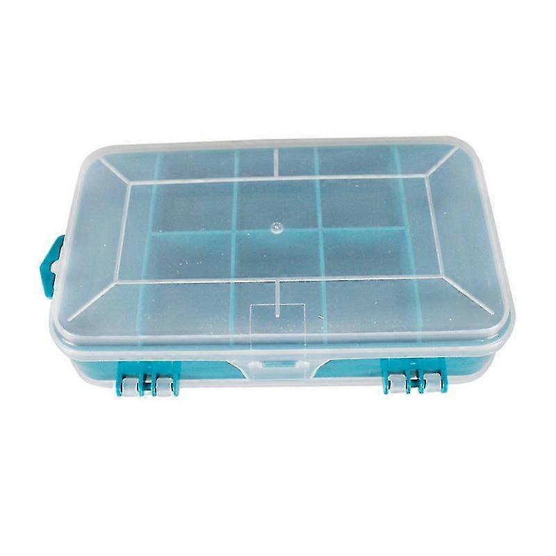 New New 13 Grids Portable Transparent Screws Storage Box Double Sided Multifunctional Storage Tool Box