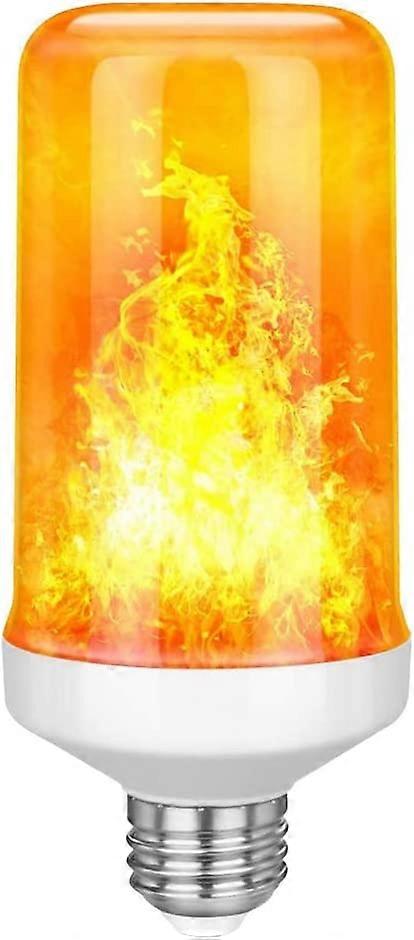 LED Flame Effect Light Bulb E27,Decorative Realistic Fire
