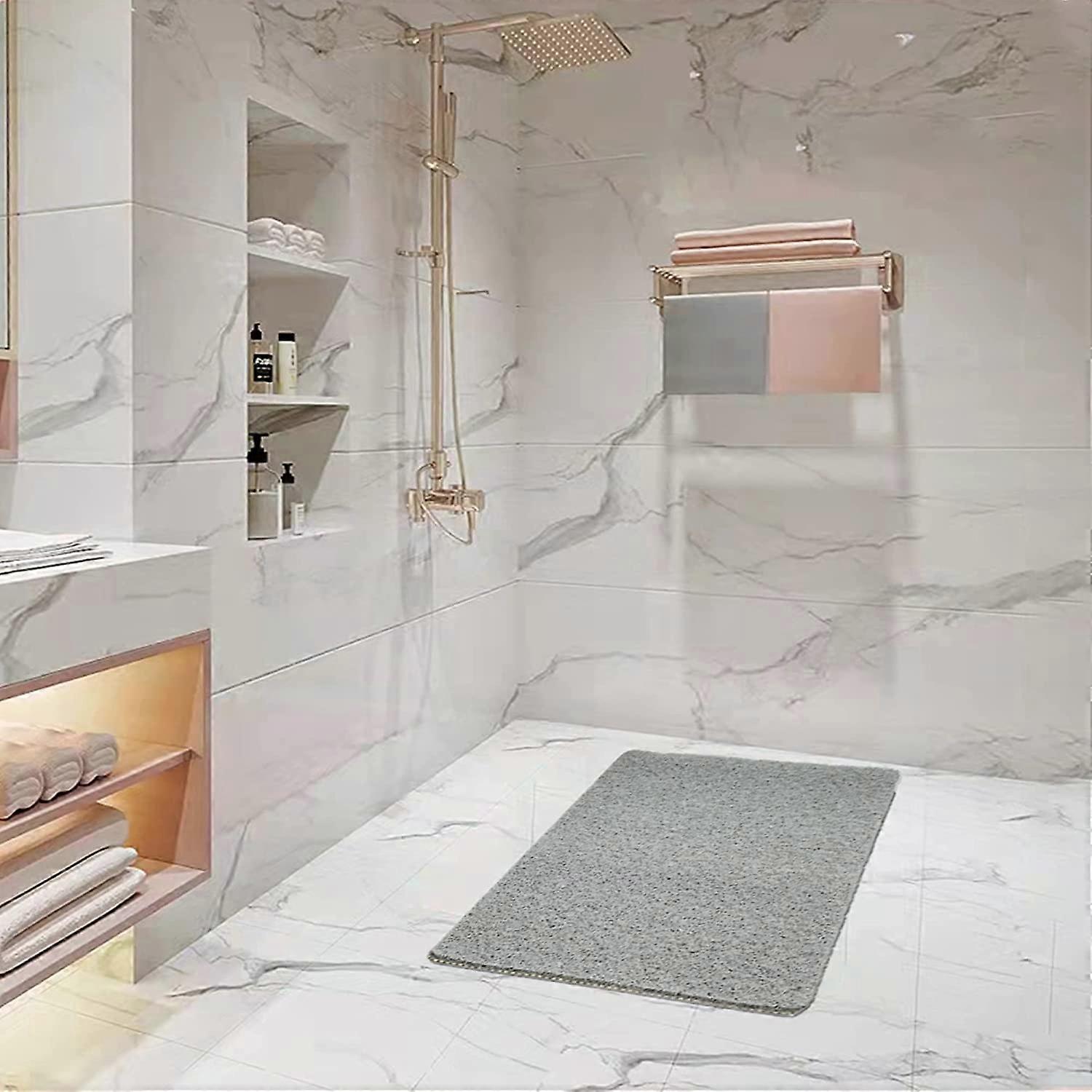 Shower Mat Non Slip(Gray)