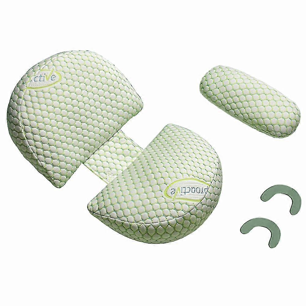 Side Sleeper Pregnancy Pillow U-Shaped Double Wedge Maternity Pillow with Adjustable Pillow Support