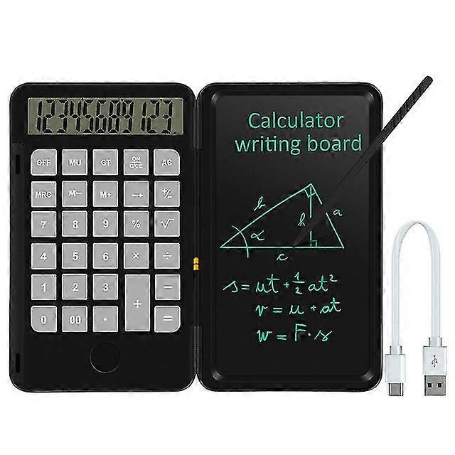 6.5 Inch Calculator Writing Tablet Portable Smart Lcd Graphics Handwriting Pad Board Drawing Tablet Paperless With Rechargeable