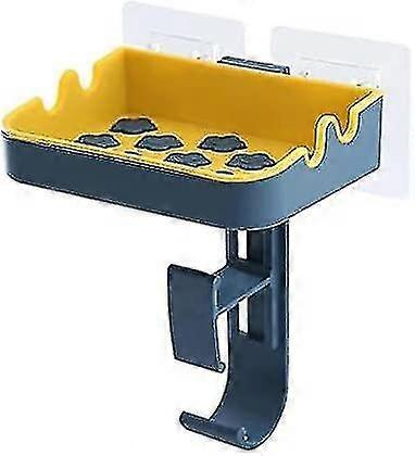 Soap Box Wall-mounted Suction Cup Soap Box Free Drain Single Soap Box Soap Dish For Bathroom Toilet