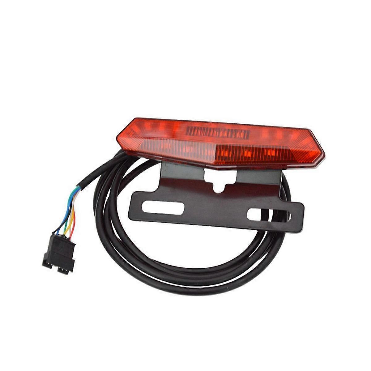 36V/48V Electric Bicycle Highlight Tail Light Brake Light Night Riding Light Scooter LED Steering L