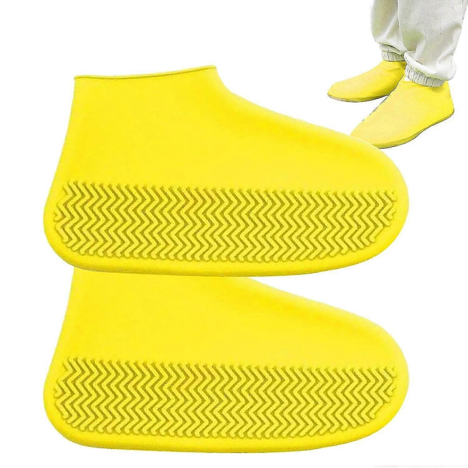 Unisex Waterproof Silicone Overshoes, Waterproof Non-slip Silicone Overshoes For Rain, Snow Day, Muddy Roads