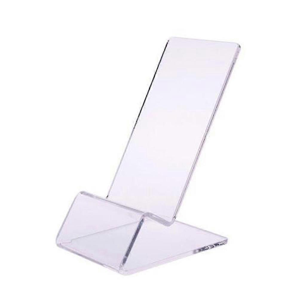 Clear Acrylic Transparent Mobile Phone Display Stand Mount Holder Rack Bracket Q