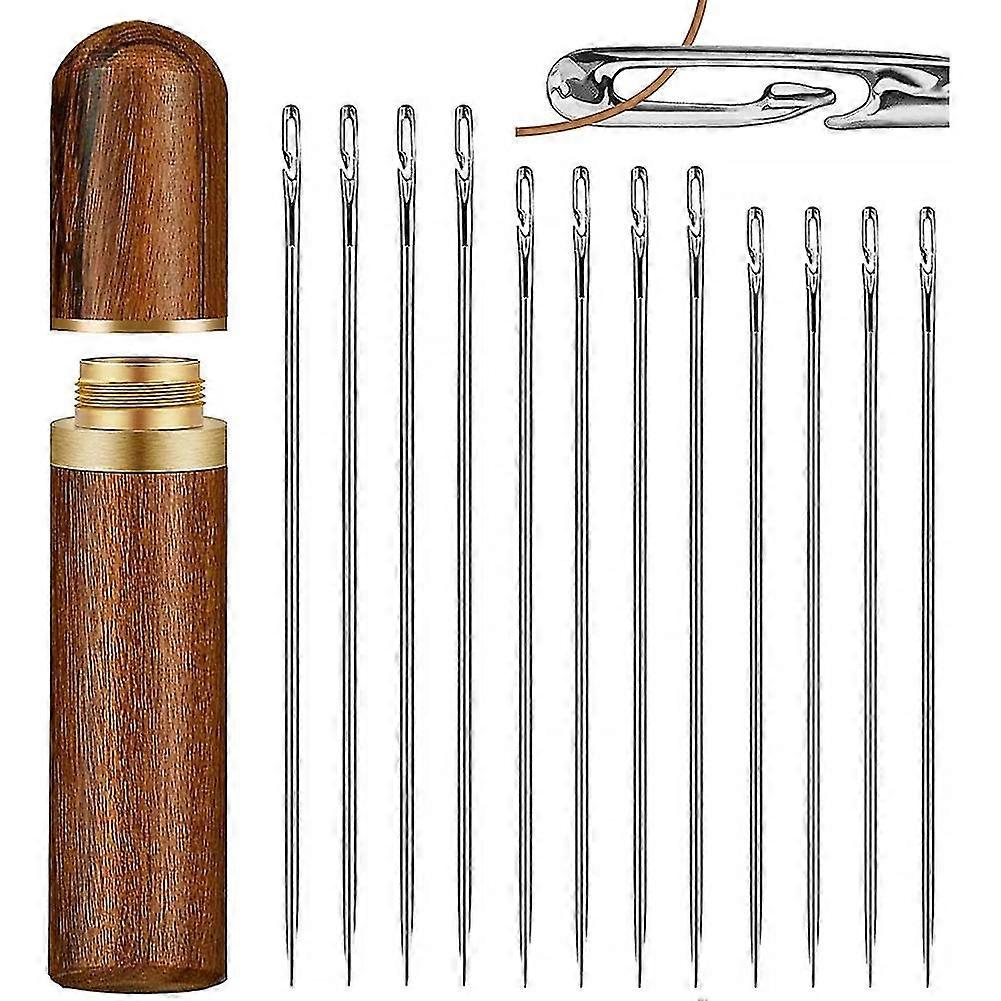 Self-Threading Needles,Sewing Needles for Hand Sewing,for the Elderly,Easy Side Threading Stitching
