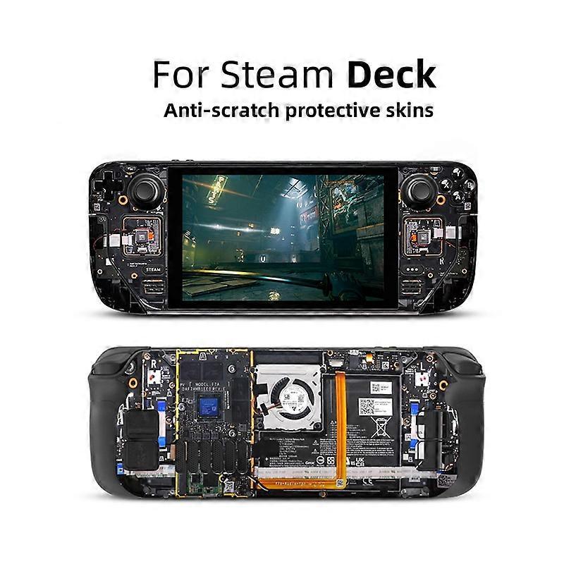 Newest Protective Sticker Vinyl Skin for Steam Deck Console Full Set Decal Wrapping Cover For Steam Deck Accessories Stickers