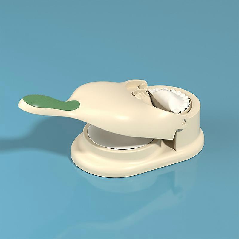 2Pcs White-2 In 1 Dumpling Maker, Household Manual Dumpling Maker Machine, Dumpling Press Dumpling Mould, 10 Seconds To Make