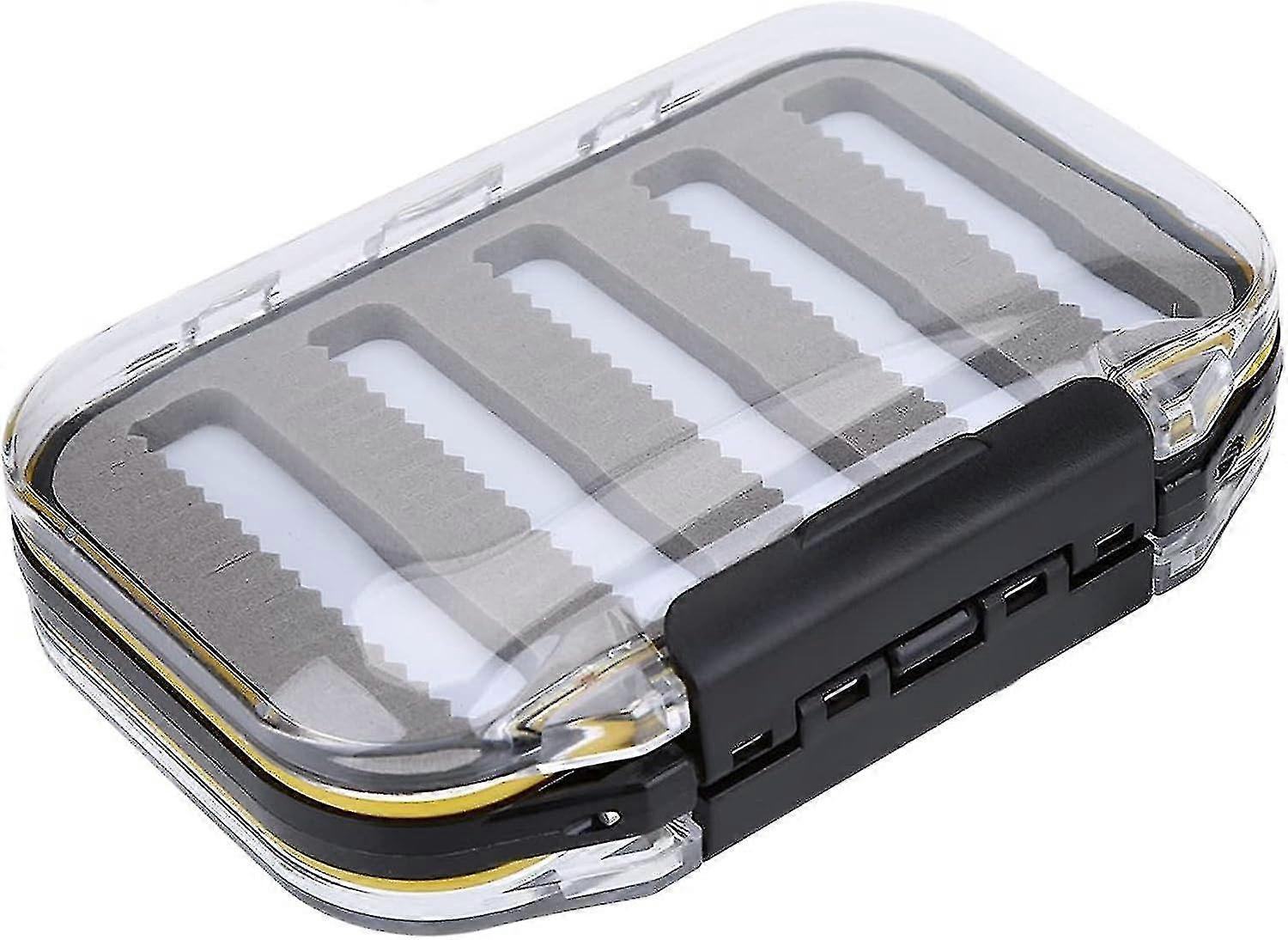 Fishing Tackle Boxes,double Side Plastic Baits Box Foam Padded Lures Accessory